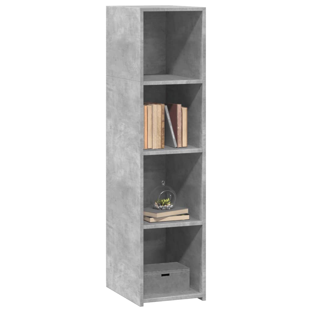 Credenza Grigio Cemento 30x41x124cm in Legno Multistrato - homemem39