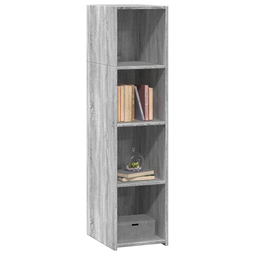 Credenza Grigio Sonoma 30x41x124cm in Legno Multistrato - homemem39