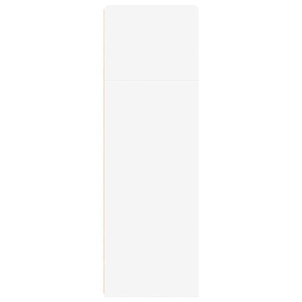 Credenza Bianca 40x41x124 cm in Legno Multistrato - homemem39