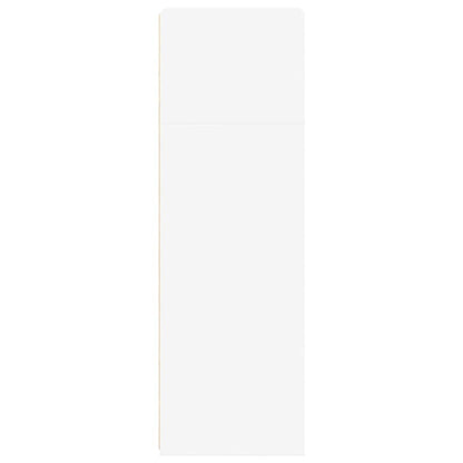 Credenza Bianca 40x41x124 cm in Legno Multistrato - homemem39