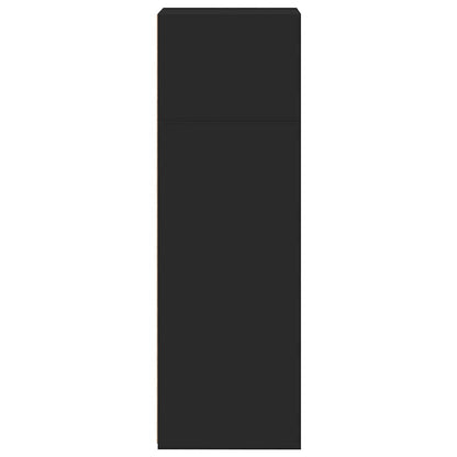 Credenza Nera 40x41x124 cm in Legno Multistrato - homemem39