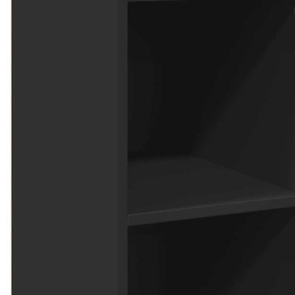 Credenza Nera 40x41x124 cm in Legno Multistrato - homemem39
