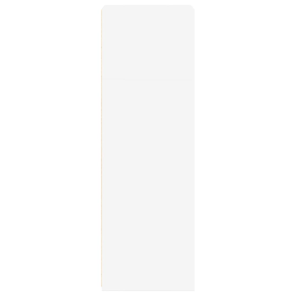 Credenza Bianca 45x41x124cm in Legno Multistrato - homemem39