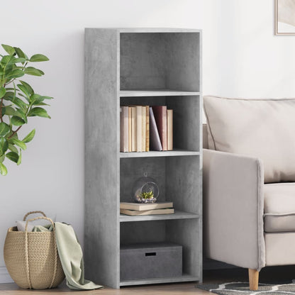 Credenza Grigio Cemento 45x41x124 cm in Legno Multistrato - homemem39