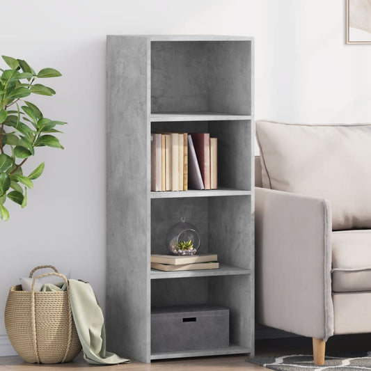 Credenza Grigio Cemento 45x41x124 cm in Legno Multistrato - homemem39