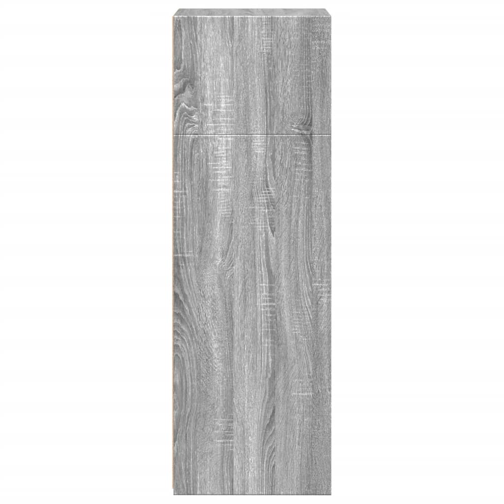 Credenza Grigio Sonoma 45x41x124 cm in Legno Multistrato - homemem39