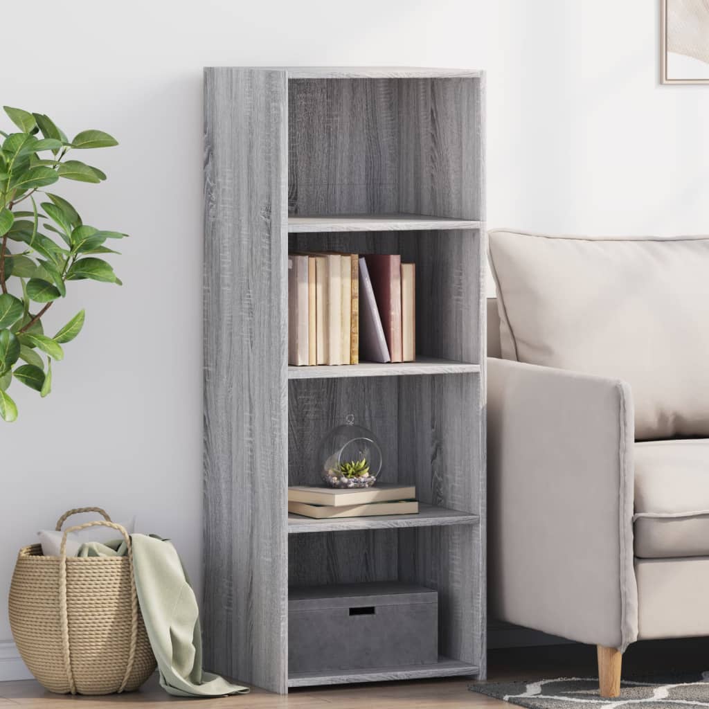 Credenza Grigio Sonoma 45x41x124 cm in Legno Multistrato - homemem39
