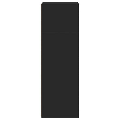 Credenza Nera 50x41x124 cm in Legno Multistrato - homemem39