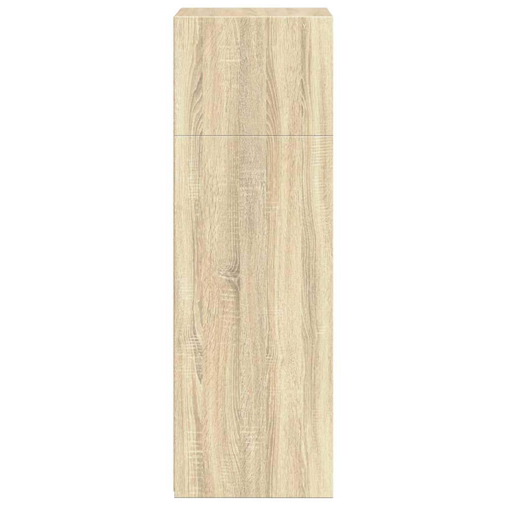 Credenza Rovere Sonoma 50x41x124 cm in Legno Multistrato - homemem39