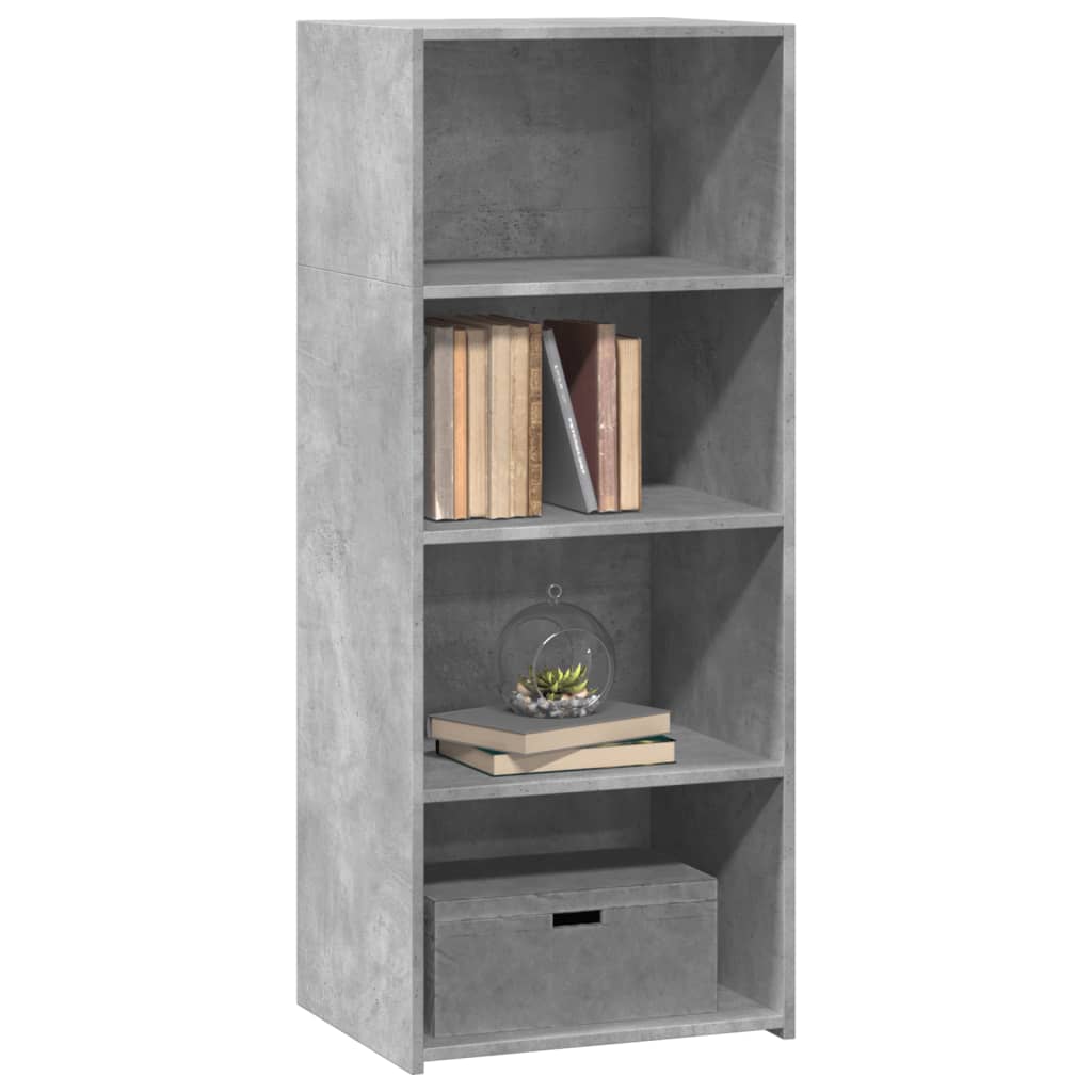 Credenza Grigio Cemento 50x41x124 cm in Legno Multistrato - homemem39