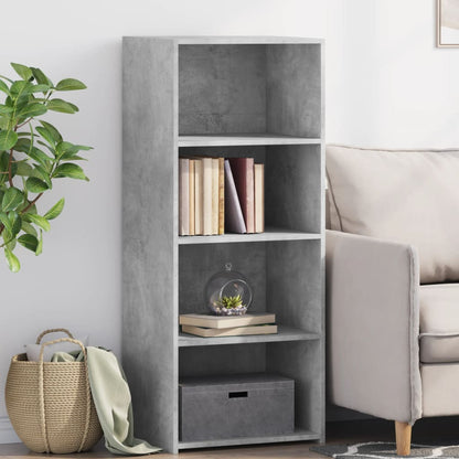 Credenza Grigio Cemento 50x41x124 cm in Legno Multistrato - homemem39