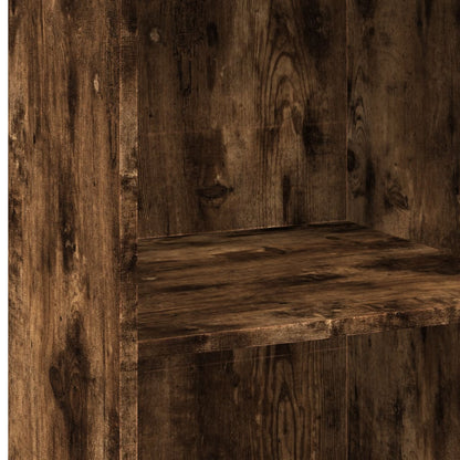 Credenza Rovere Fumo 50x41x124 cm in Legno Multistrato - homemem39