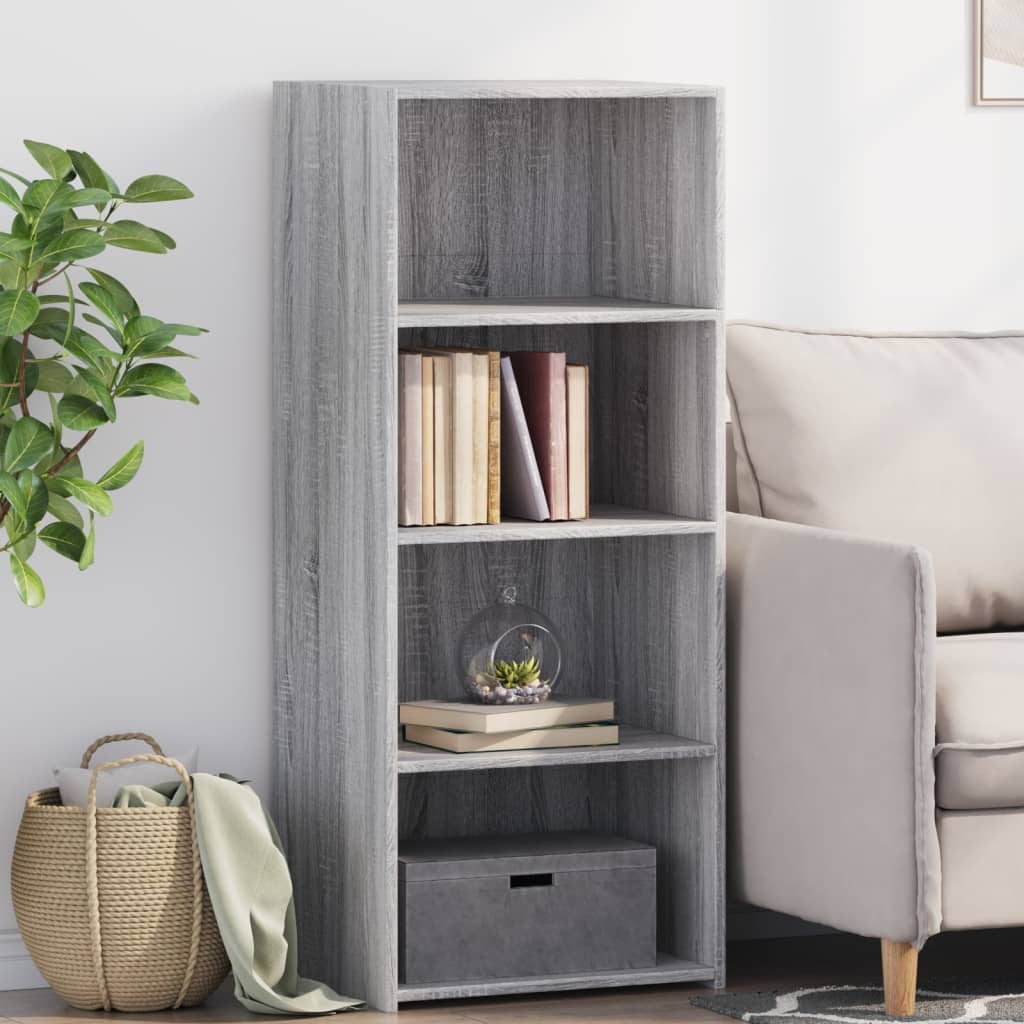 Credenza Grigio Sonoma 50x41x124 cm in Legno Multistrato - homemem39