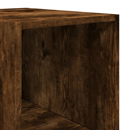 Credenza Rovere Fumo 30x41x185 cm in Legno Multistrato - homemem39