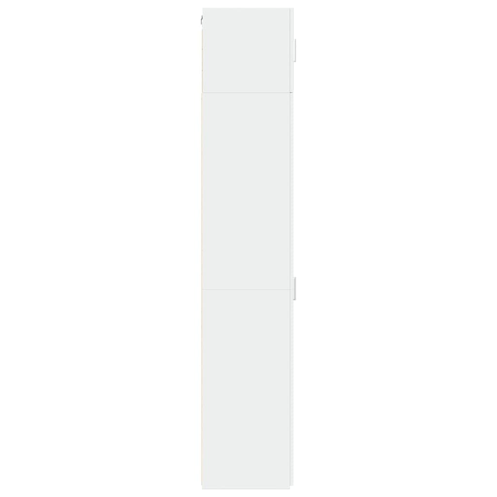 Mobile Sottile Bianco 30x42,5x225 cm in Truciolato - homemem39