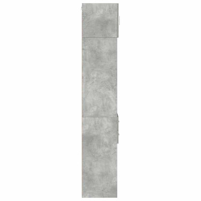 Mobile Sottile Grigio Cemento 30x42,5x225 cm in Truciolato | homemem39