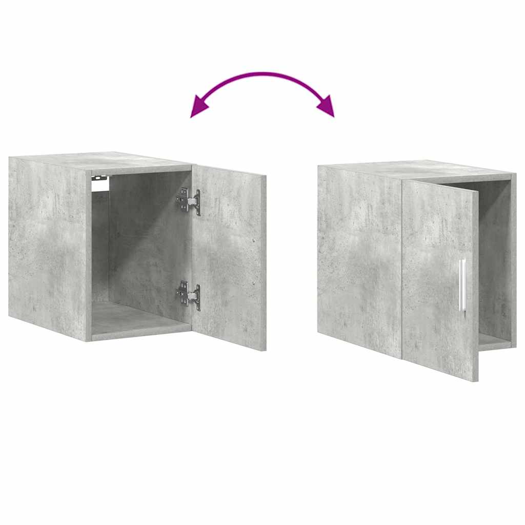 Mobile Sottile Grigio Cemento 30x42,5x225 cm in Truciolato | homemem39
