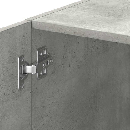 Mobile Sottile Grigio Cemento 30x42,5x225 cm in Truciolato | homemem39