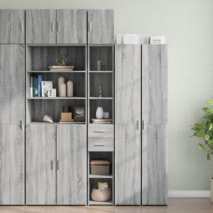 Mobile Sottile Grigio Sonoma 30x42,5x225 cm in Truciolato | homemem39