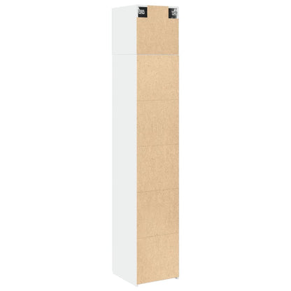 Mobile Sottile Bianco 40x42,5x225 cm in Truciolato | homemem39