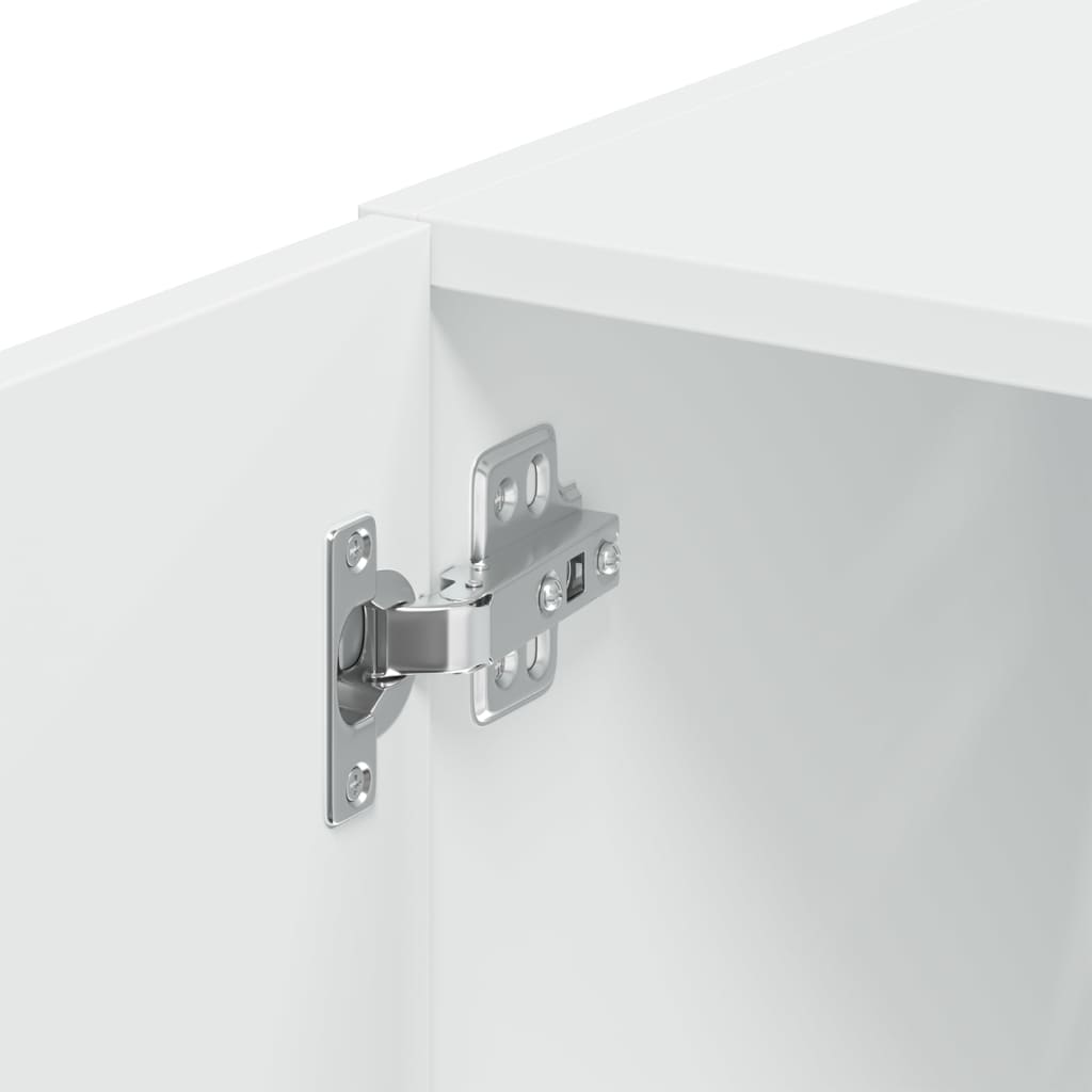 Mobile Sottile Bianco 40x42,5x225 cm in Truciolato | homemem39