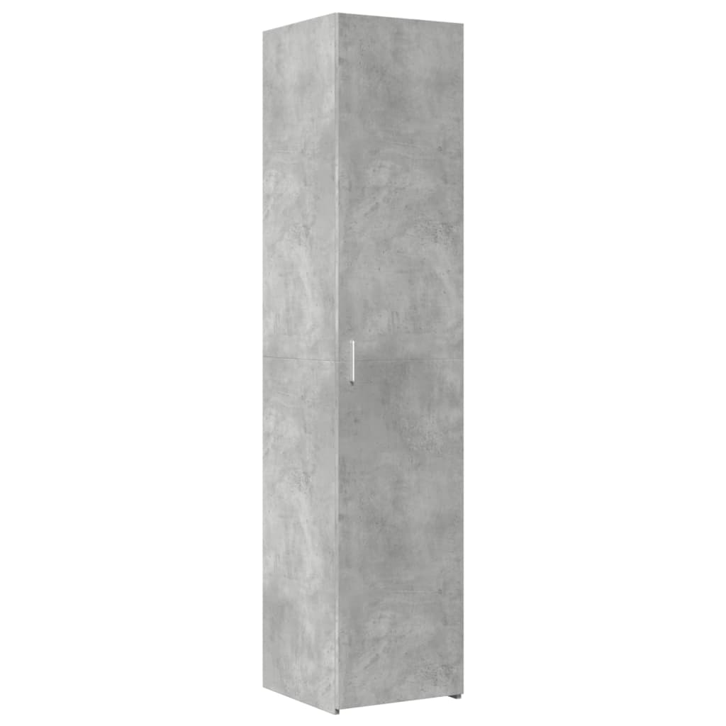 Mobile Sottile Grigio Cemento 40x42,5x225 cm in Truciolato - homemem39