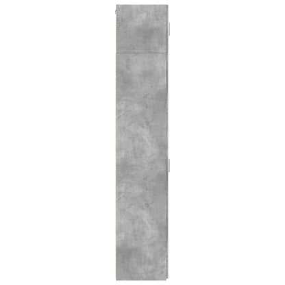 Mobile Sottile Grigio Cemento 40x42,5x225 cm in Truciolato - homemem39