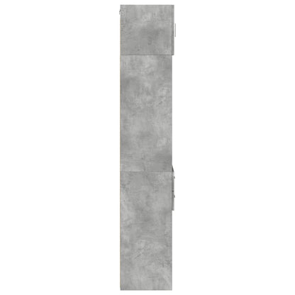 Mobile Sottile Grigio Cemento 40x42,5x225 cm in Truciolato - homemem39