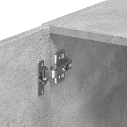 Mobile Sottile Grigio Cemento 40x42,5x225 cm in Truciolato | homemem39