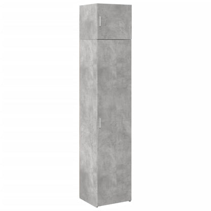 Mobile Sottile Grigio Cemento 45x42,5x225 cm in Truciolato