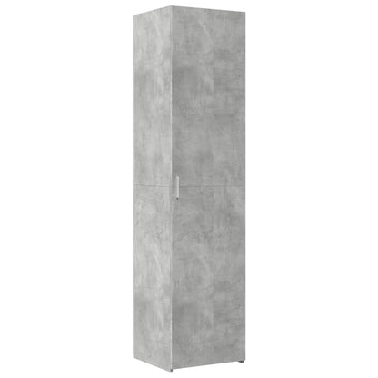Mobile Sottile Grigio Cemento 45x42,5x225 cm in Truciolato - homemem39