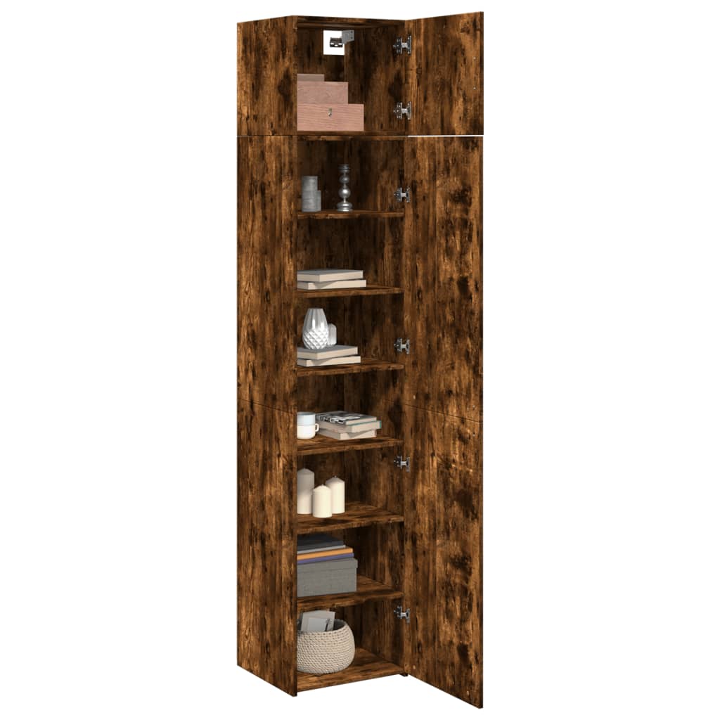 Mobile Sottile Rovere Fumo 45x42,5x225 cm in Truciolato | homemem39