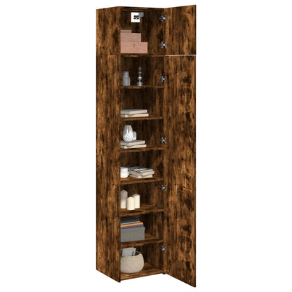 Mobile Sottile Rovere Fumo 45x42,5x225 cm in Truciolato | homemem39