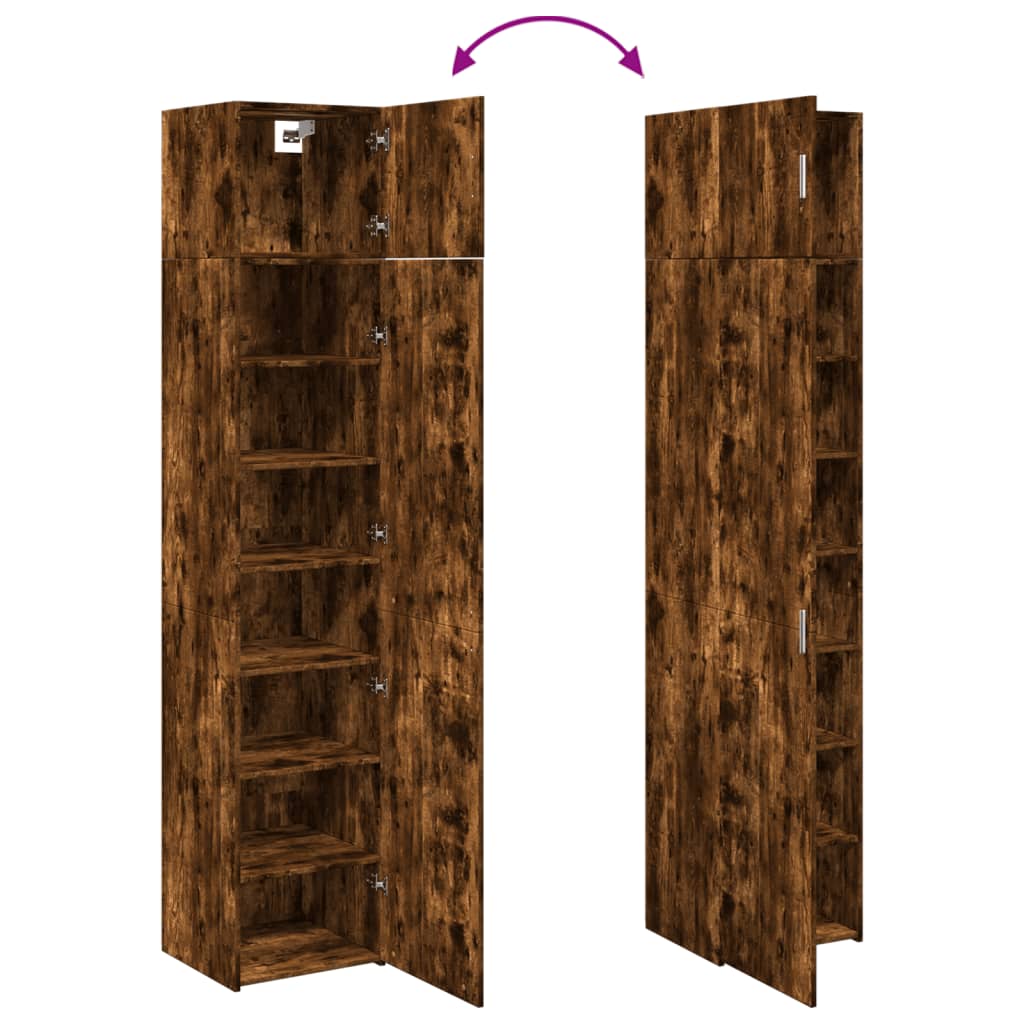 Mobile Sottile Rovere Fumo 45x42,5x225 cm in Truciolato | homemem39