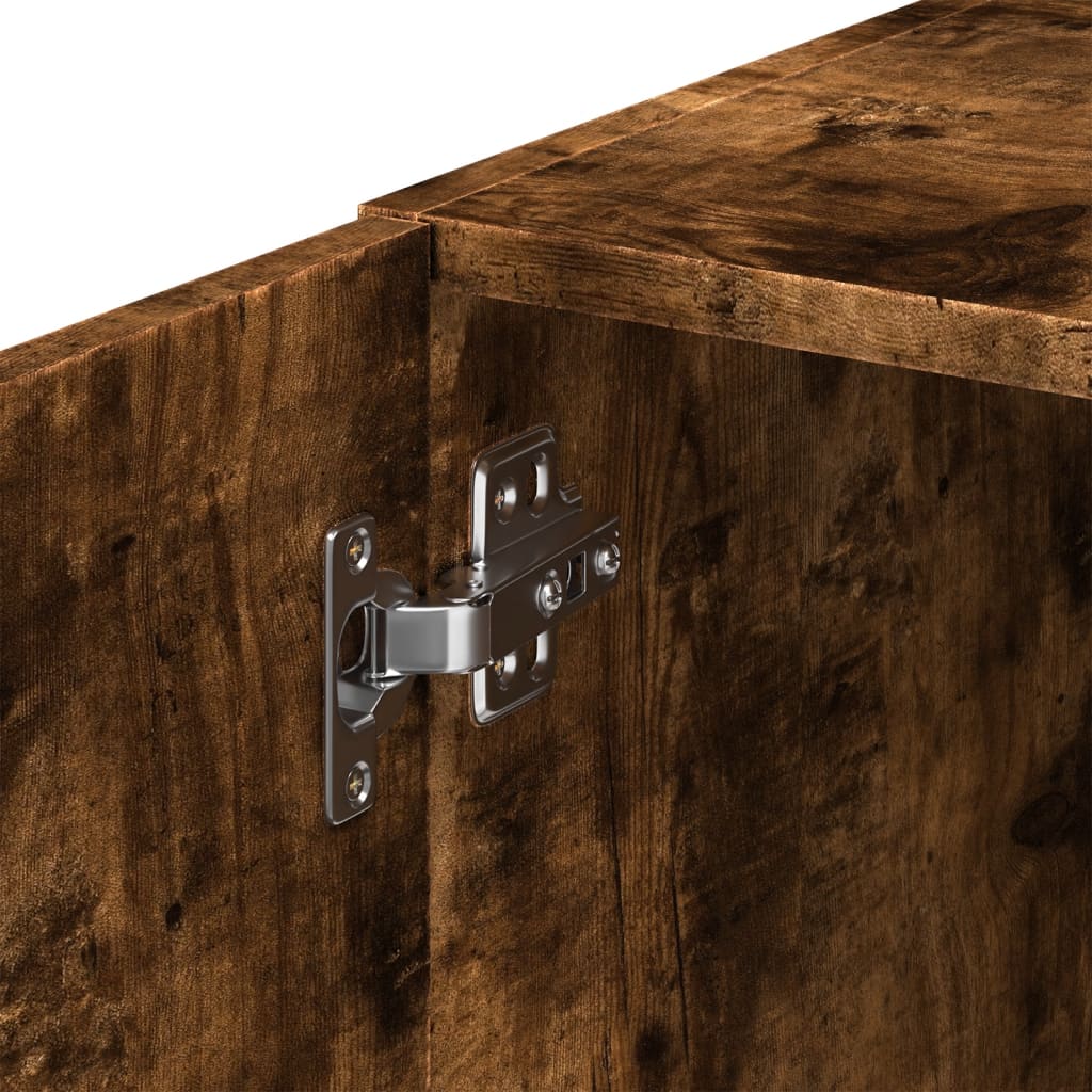 Mobile Sottile Rovere Fumo 45x42,5x225 cm in Truciolato | homemem39