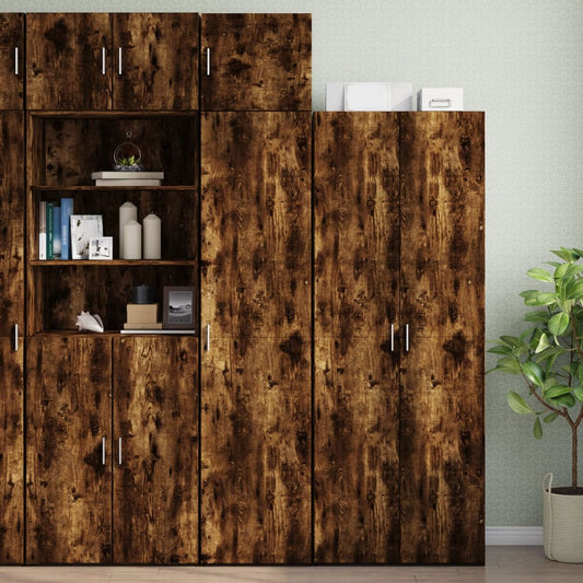 Mobile Sottile Rovere Fumo 45x42,5x225 cm in Truciolato | homemem39