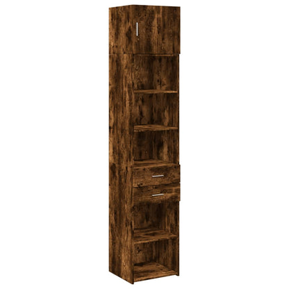 Mobile Sottile Rovere Fumo 45x42,5x225 cm in Truciolato - homemem39
