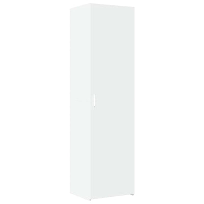 Mobile Sottile Bianco 50x42,5x225 cm in Truciolato | homemem39