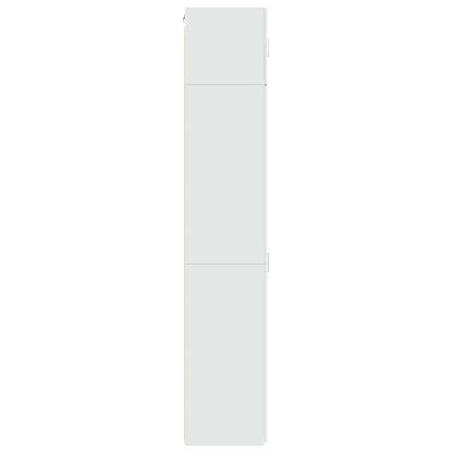 Mobile Sottile Bianco 50x42,5x225 cm in Truciolato | homemem39