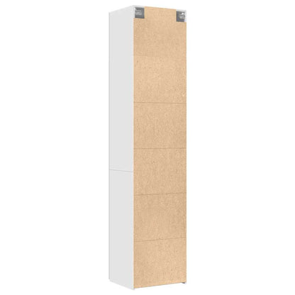 Mobile Sottile Bianco 50x42,5x225 cm in Truciolato | homemem39