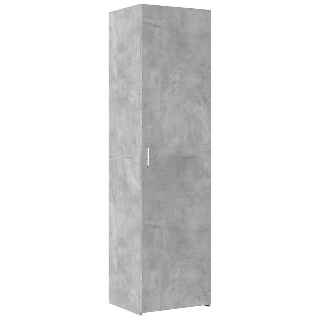 Mobile Sottile Grigio Cemento 50x42,5x225 cm in Truciolato