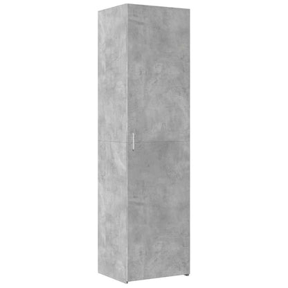 Mobile Sottile Grigio Cemento 50x42,5x225 cm in Truciolato