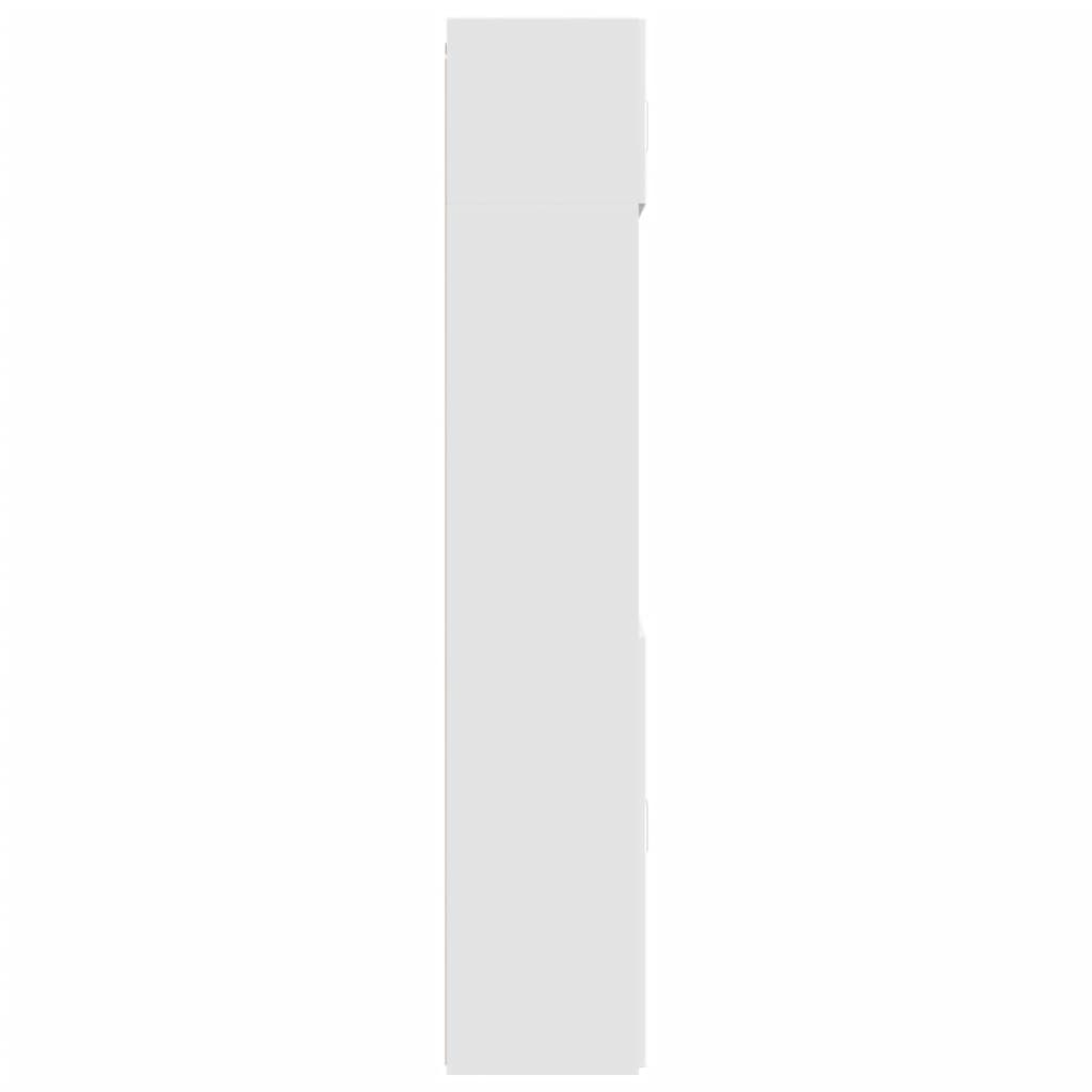 Mobile Portaoggetti Bianco 70x42,5x225 cm in Truciolato | homemem39