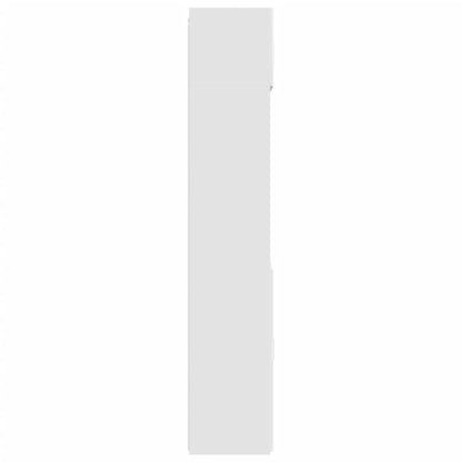 Mobile Portaoggetti Bianco 70x42,5x225 cm in Truciolato | homemem39