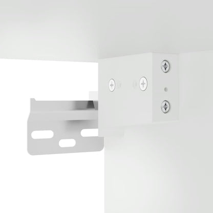 Mobile Portaoggetti Bianco 70x42,5x225 cm in Truciolato | homemem39