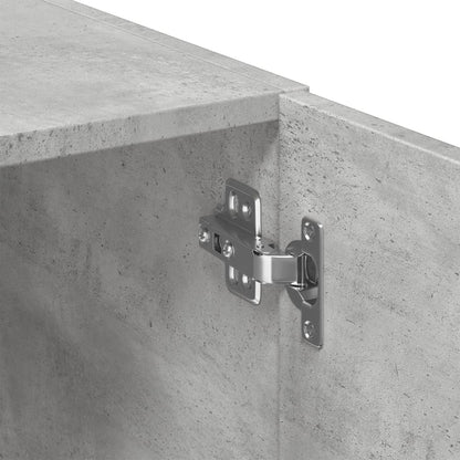 Armadietto Grigio Cemento 70x42,5x225 cm in Truciolato - homemem39