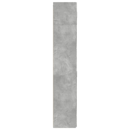 Armadietto Grigio Cemento 70x42,5x225 cm in Legno Multistrato - homemem39