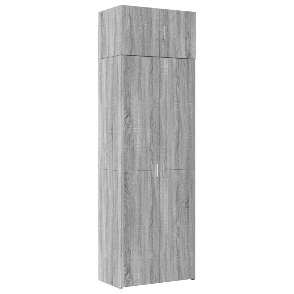 Armadietto Grigio Sonoma 70x42,5x225 cm in Truciolato - homemem39