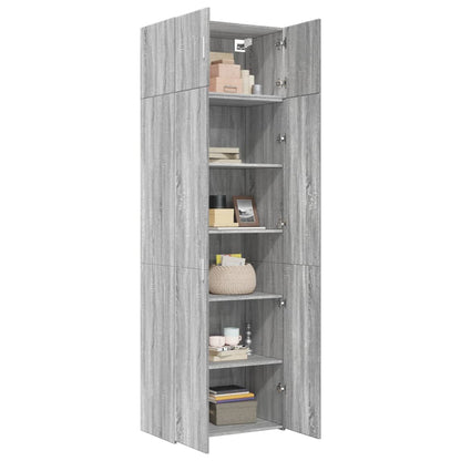 Armadietto Grigio Sonoma 70x42,5x225 cm in Truciolato - homemem39
