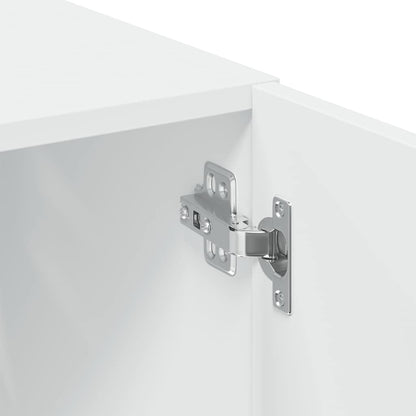 Mobile Portaoggetti Bianco 70x42,5x225 cm in Truciolato - homemem39